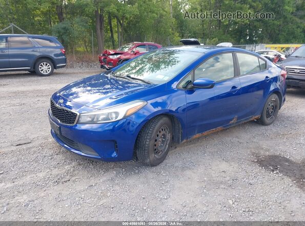 3KPFK4A72HE061067 2017 KIA FORTE Blue Front left
