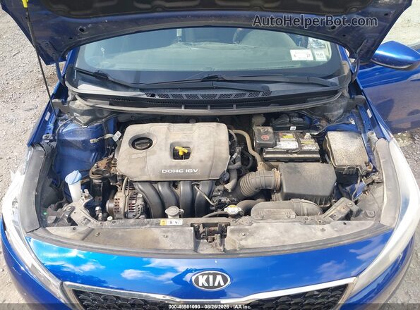 3KPFK4A72HE061067 2017 KIA FORTE Blue Rear view
