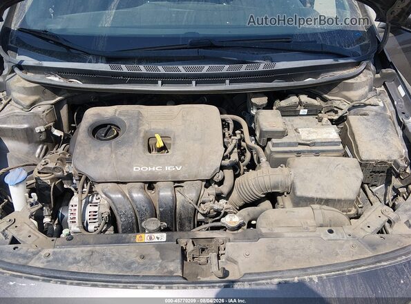 3KPFK4A72HE063501 2017 KIA FORTE Dark Brown Widok z tyłu