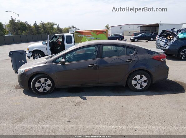 3KPFK4A72HE063501 2017 KIA FORTE Dark Brown 