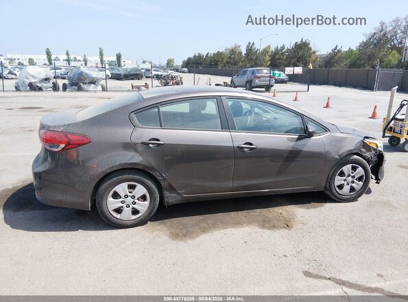 3KPFK4A72HE063501 2017 KIA FORTE Dark Brown 