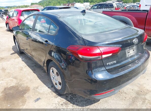 3KPFK4A72HE098880 2017 KIA FORTE Black უკანა მარცხენა