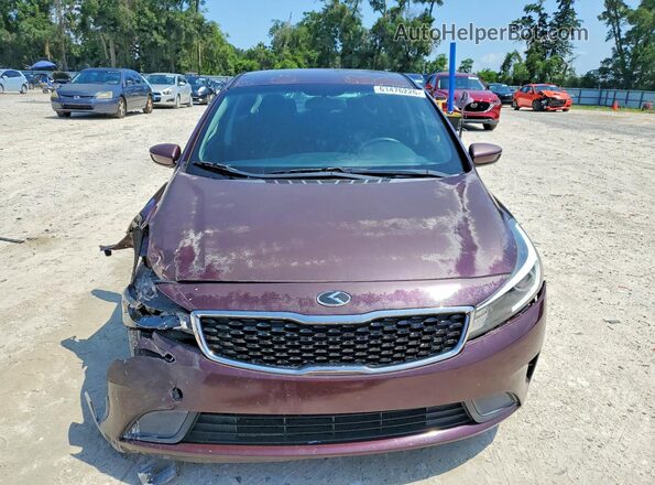 3KPFK4A72HE103723 2017 KIA FORTE Burgundy Widok z przodu