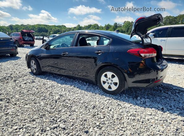 3KPFK4A72HE104967 2017 KIA FORTE Black Rear left