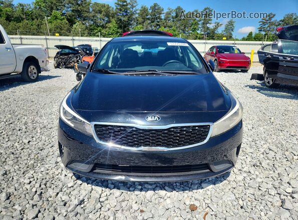 3KPFK4A72HE104967 2017 KIA FORTE Black Front view