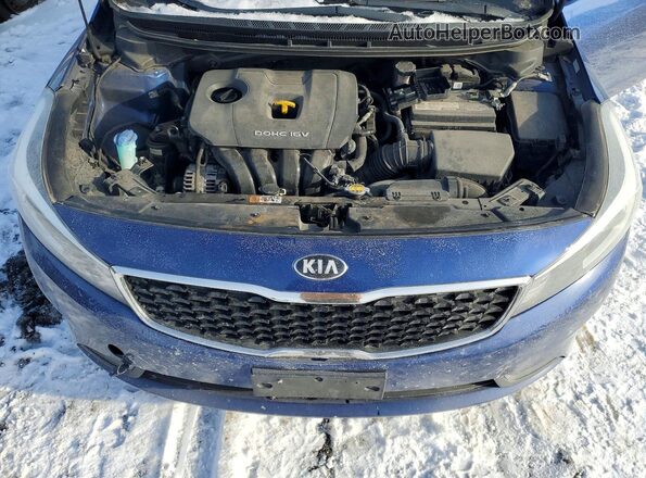 3KPFK4A72JE236049 2018 KIA FORTE Blue უკანა სალონის ხედი