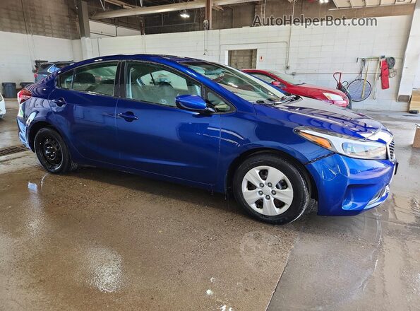3KPFK4A72JE246337 2018 KIA FORTE Blue Przód prawy