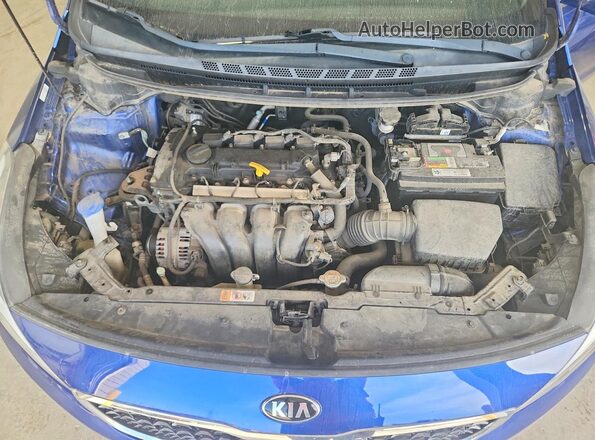 3KPFK4A72JE246337 2018 KIA FORTE Blue Widok wnętrza z tyłu