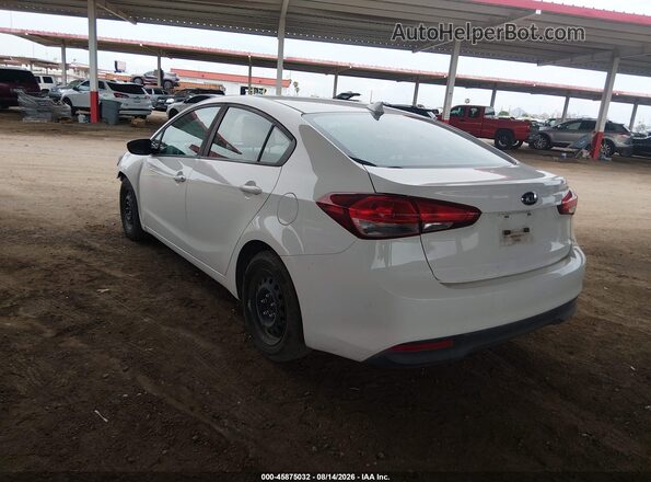 3KPFK4A73HE067623 2017 KIA FORTE Белый Задняя левая четверть