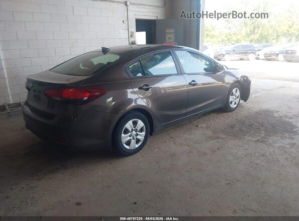 3KPFK4A73HE134334 2017 KIA FORTE Black Задня права чверть