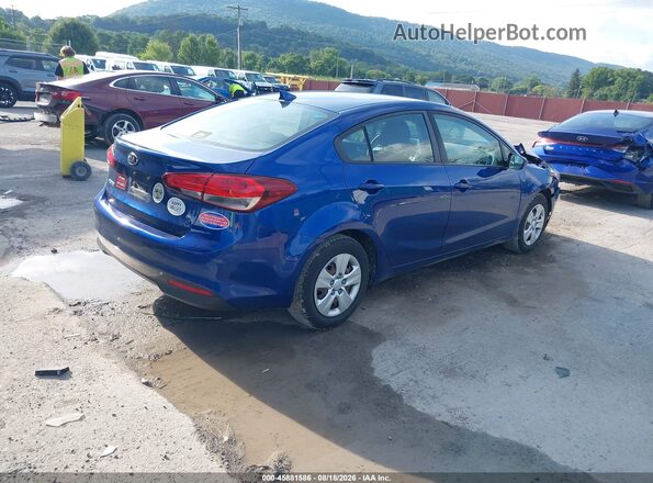 3KPFK4A73JE273207 2018 KIA FORTE Blue Հետևի աջ