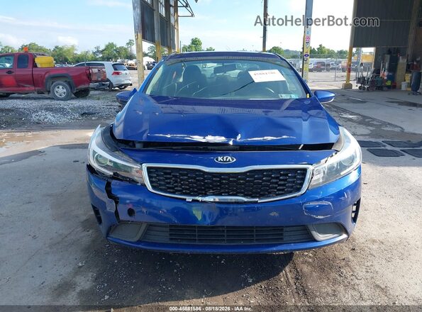 3KPFK4A73JE273207 2018 KIA FORTE Blue Դիմացի տեսք