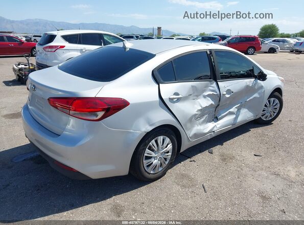 3KPFK4A74HE017779 2017 KIA FORTE Silver Rear right
