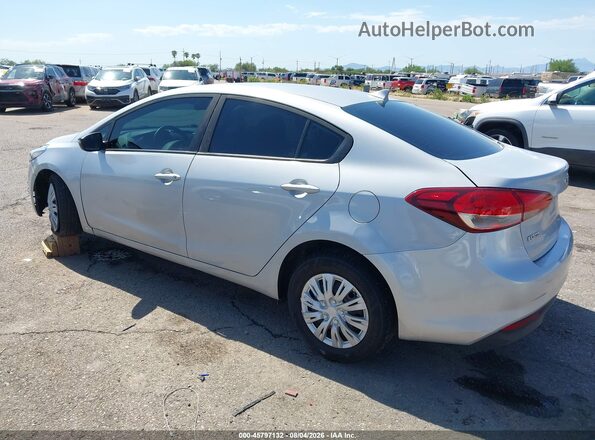 3KPFK4A74HE017779 2017 KIA FORTE Silver Rear left