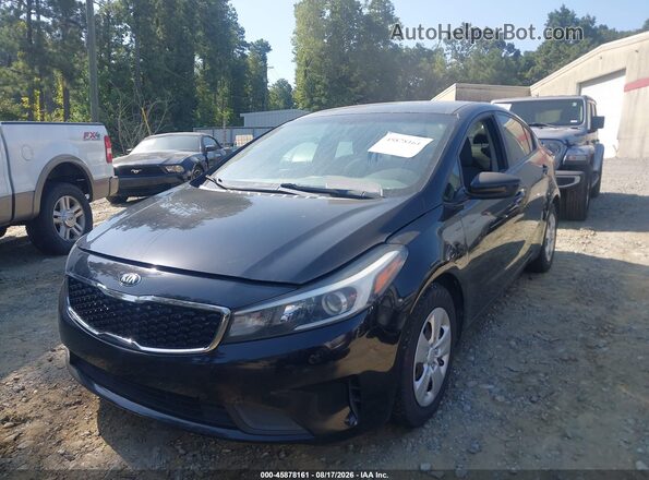 3KPFK4A74HE054573 2017 KIA FORTE Black წინა მარცხენა ხედი სამი მეოთხედიდან
