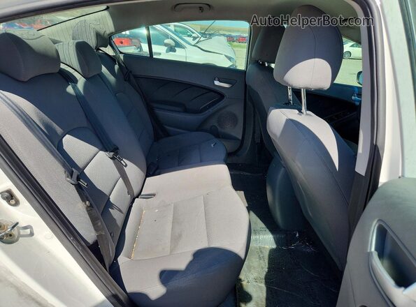 3KPFK4A74HE150784 2017 KIA FORTE White Rear seats view