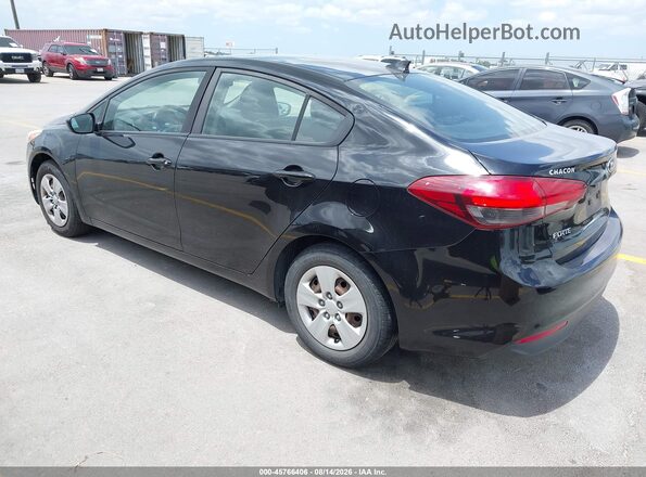 3KPFK4A74JE228339 2018 KIA FORTE Black Rear left