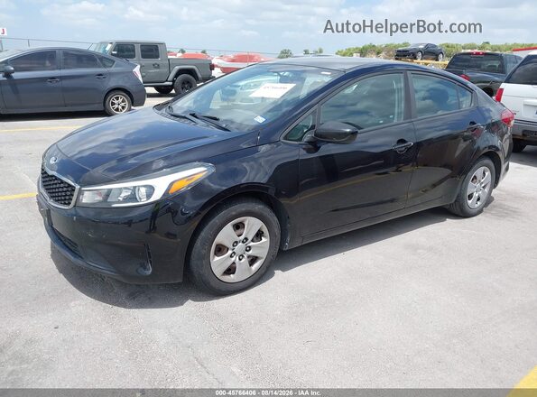 3KPFK4A74JE228339 2018 KIA FORTE Black Front left