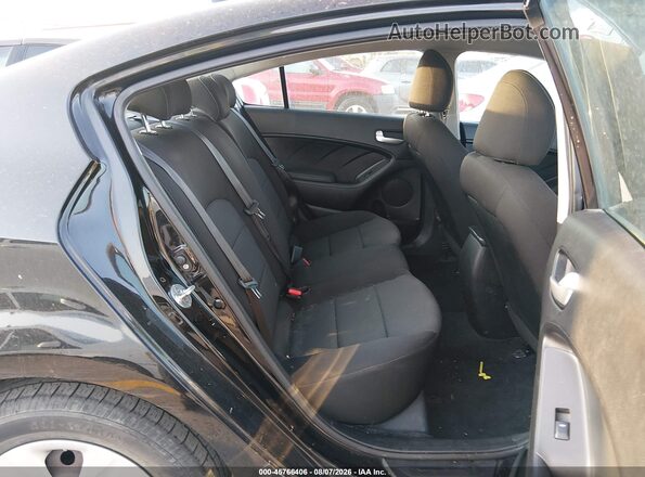 3KPFK4A74JE228339 2018 KIA FORTE Black VIN sticker view