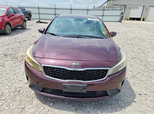 3KPFK4A74JE264046 2018 KIA FORTE Purple Widok z przodu