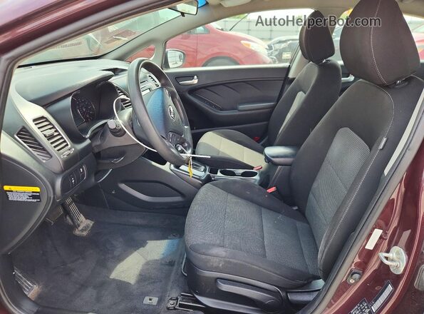 3KPFK4A74JE264046 2018 KIA FORTE Purple Widok wnętrza z przodu