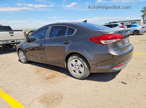 3KPFK4A75HE033764 2017 KIA FORTE Коричневый Задняя левая четверть
