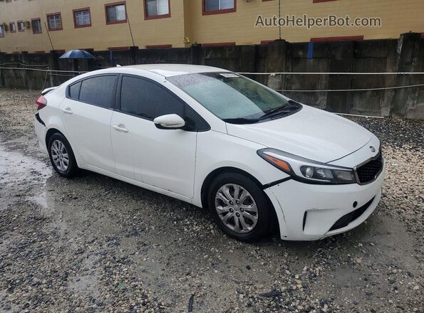 3KPFK4A75HE143164 2017 KIA FORTE White Delantero derecho