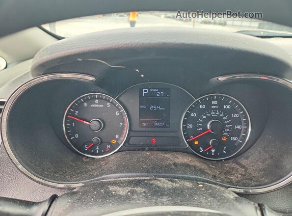 3KPFK4A75HE161034 2017 KIA FORTE Silver Вид щитка приладів