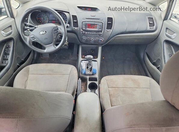 3KPFK4A75HE161034 2017 KIA FORTE Silver Вид панелі приладів