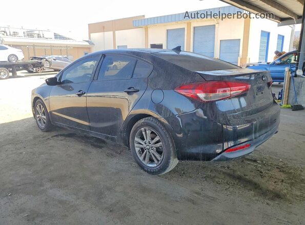 3KPFK4A75JE224123 2018 KIA FORTE Black Tył lewy