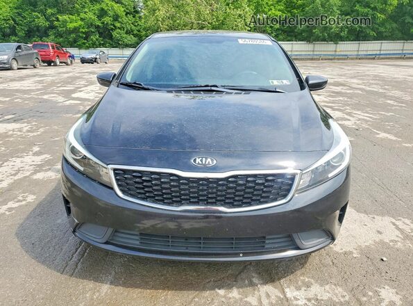 3KPFK4A76HE053635 2017 KIA FORTE Black Front view