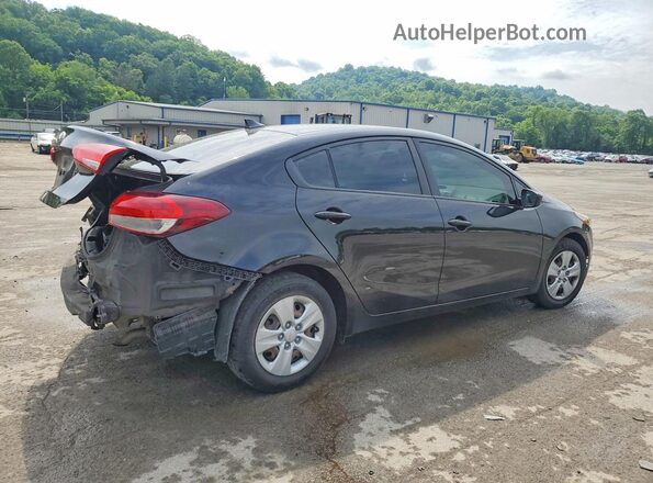 3KPFK4A76HE053635 2017 KIA FORTE Black Rear right