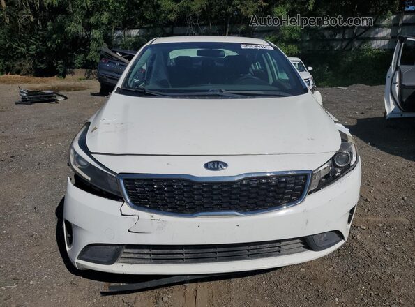 3KPFK4A76HE081788 2017 KIA FORTE White VIN კოდის სტიკერის ხედი