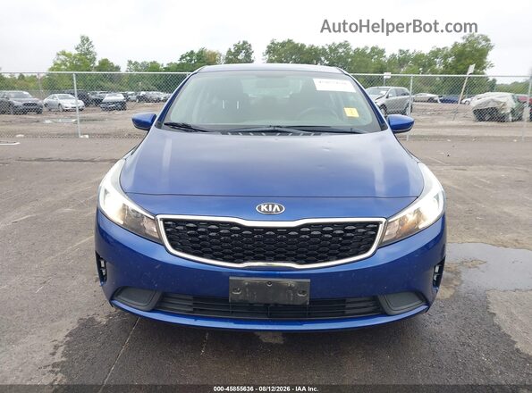 3KPFK4A76JE196607 2018 KIA FORTE Blue Widok zestawu wskaźników