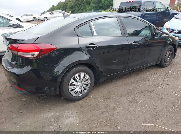 3KPFK4A76JE222638 2018 KIA FORTE Black Trasero derecho