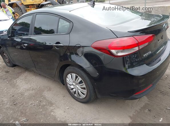 3KPFK4A76JE222638 2018 KIA FORTE Black Trasero izquierdo