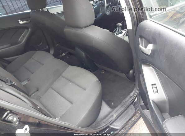 3KPFK4A76JE222638 2018 KIA FORTE Black Vista de la etiqueta del VIN