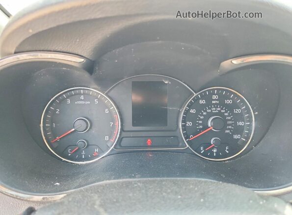 3KPFK4A77HE076213 2017 KIA FORTE White Вид щитка приладів
