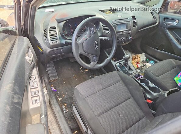 3KPFK4A77JE261562 2018 KIA FORTE Black Вид панелі приладів