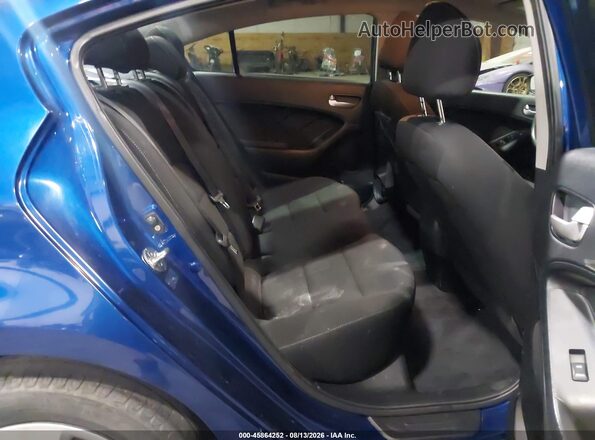 3KPFK4A77JE262176 2018 KIA FORTE Blue VIN კოდის სტიკერის ხედი
