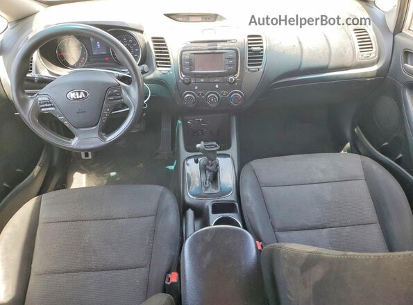 3KPFK4A77JE271671 2018 KIA FORTE Gray Widok deski rozdzielczej