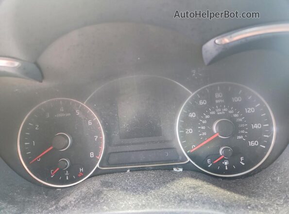 3KPFK4A78HE092243 2017 KIA FORTE White Vista del cuadro de instrumentos