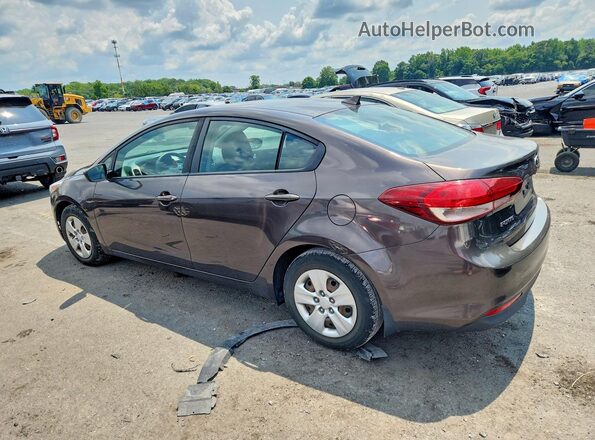 3KPFK4A78JE167562 2018 KIA FORTE Brown Հետևի ձախ