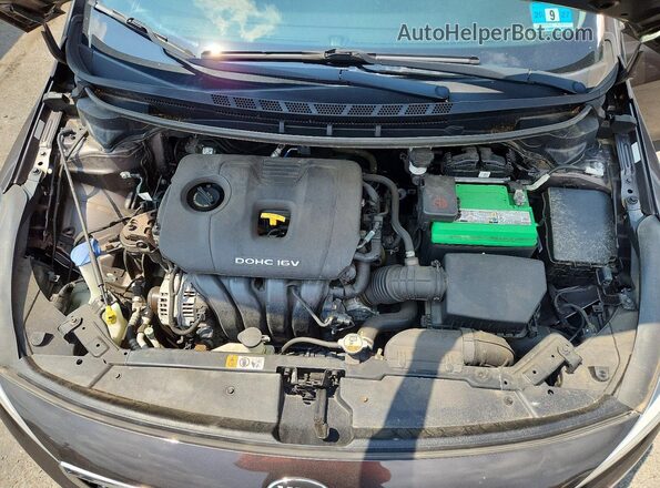 3KPFK4A78JE167562 2018 KIA FORTE Brown Սալոնի հետևի տեսք