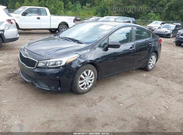 3KPFK4A78JE243376 2018 KIA FORTE Black Przód lewy