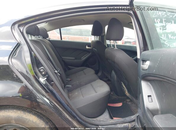 3KPFK4A78JE243376 2018 KIA FORTE Black Widok naklejki z numerem VIN