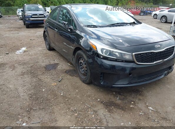 3KPFK4A78JE243376 2018 KIA FORTE Black Widok wnętrza z tyłu