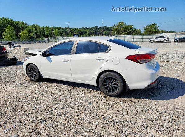 3KPFK4A78JE247153 2018 KIA FORTE Белый Задняя левая четверть