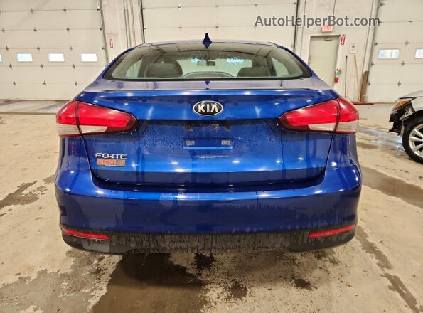 3KPFK4A78JE258749 2018 KIA FORTE Blue Widok z tyłu