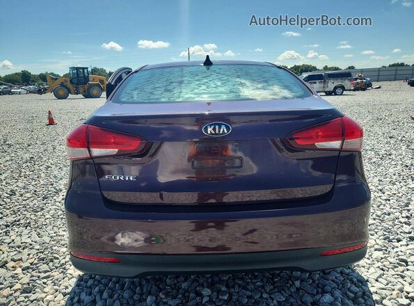 3KPFK4A78JE258797 2018 KIA FORTE Burgundy Вид ззаду